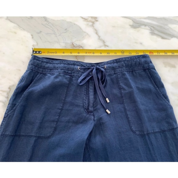 TOMMY BAHAMA BLUE DRAWSTRING LEIGH PANTS 6 NWTS! - Picture 9 of 17